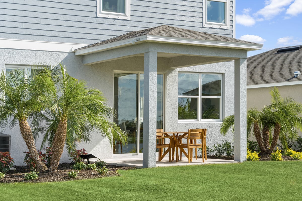 Covered patio