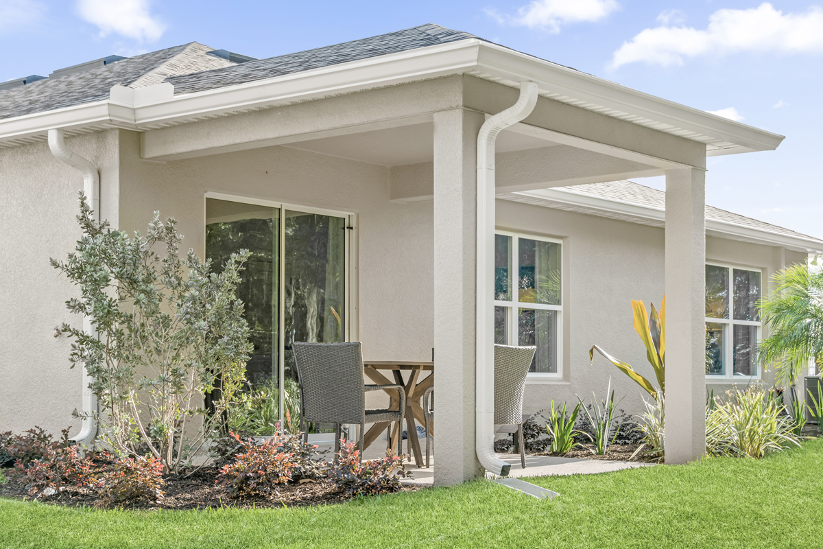 Covered patio