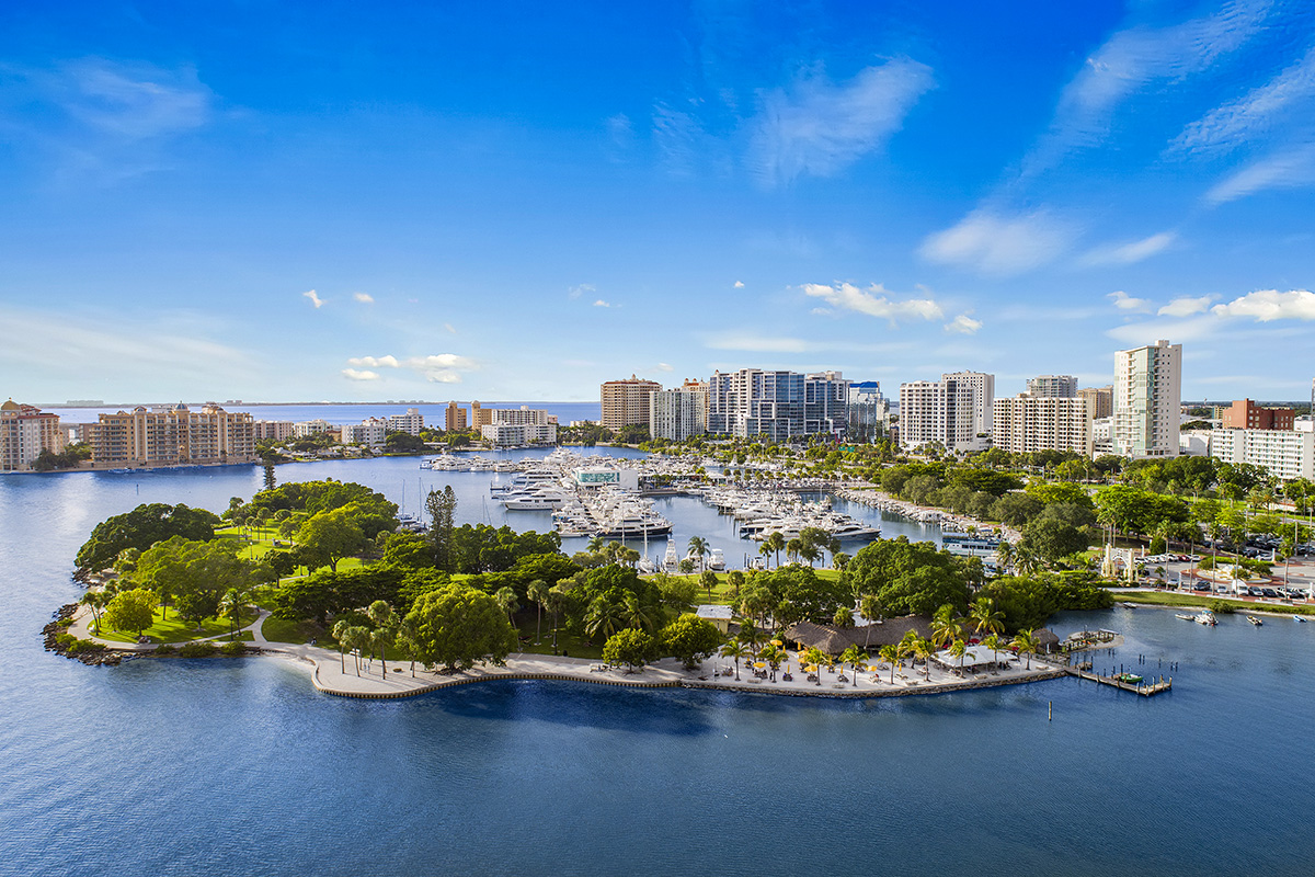 Easy drive to scenic Bayfront Park