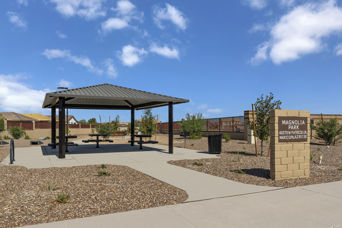 Community picnic area