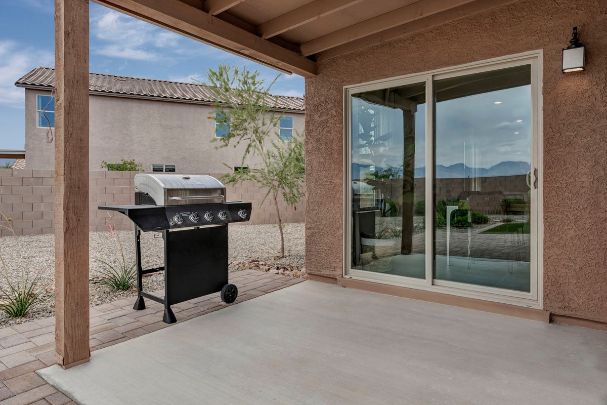 Covered patio 