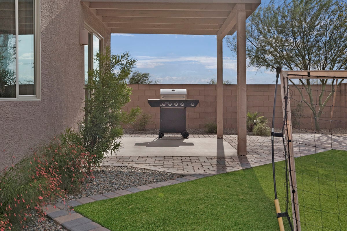 Covered patio