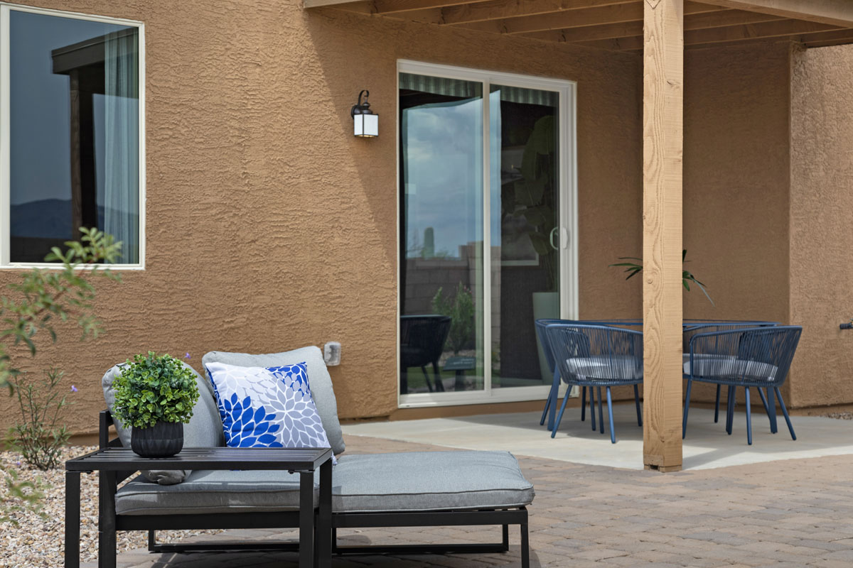 Covered patio 