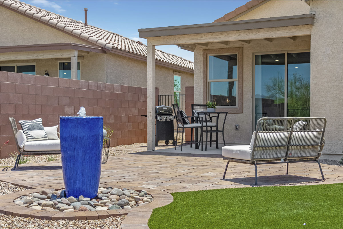 Covered patio