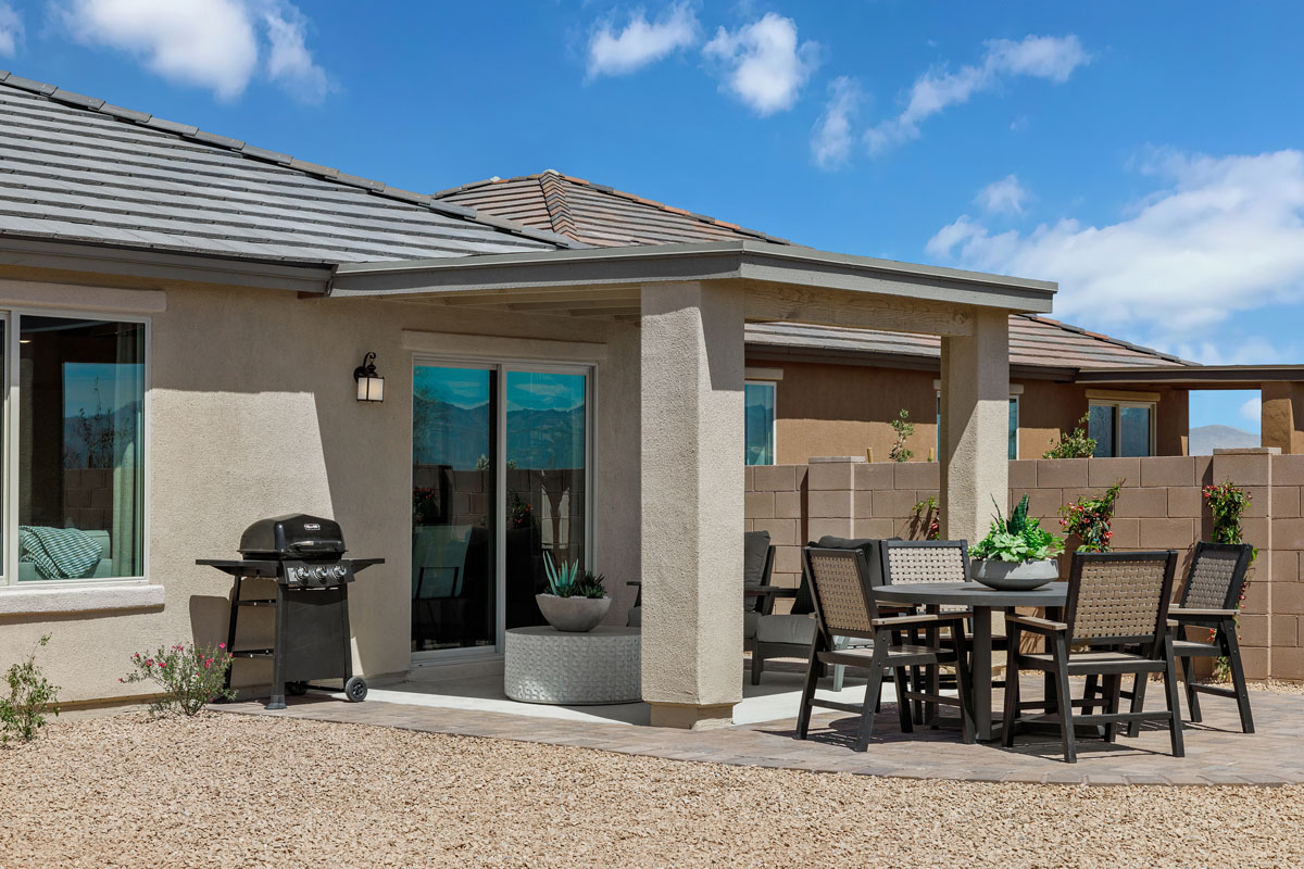 Covered patio