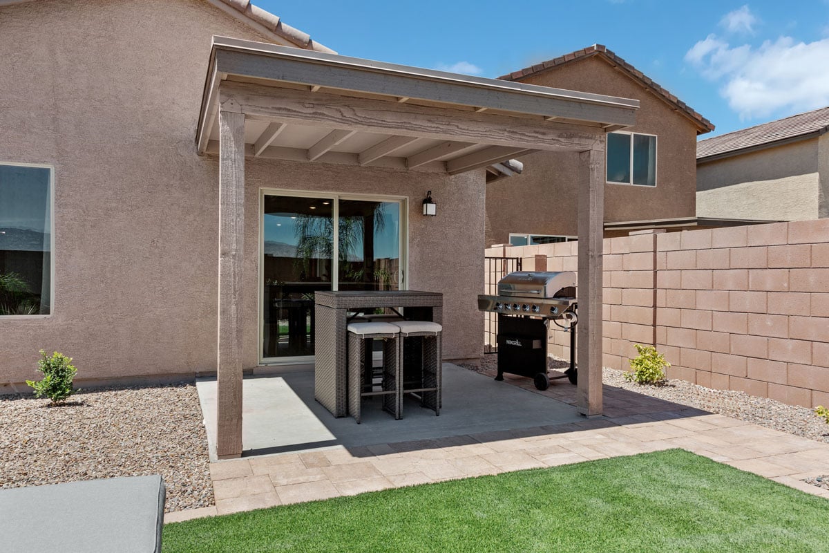 Covered patio