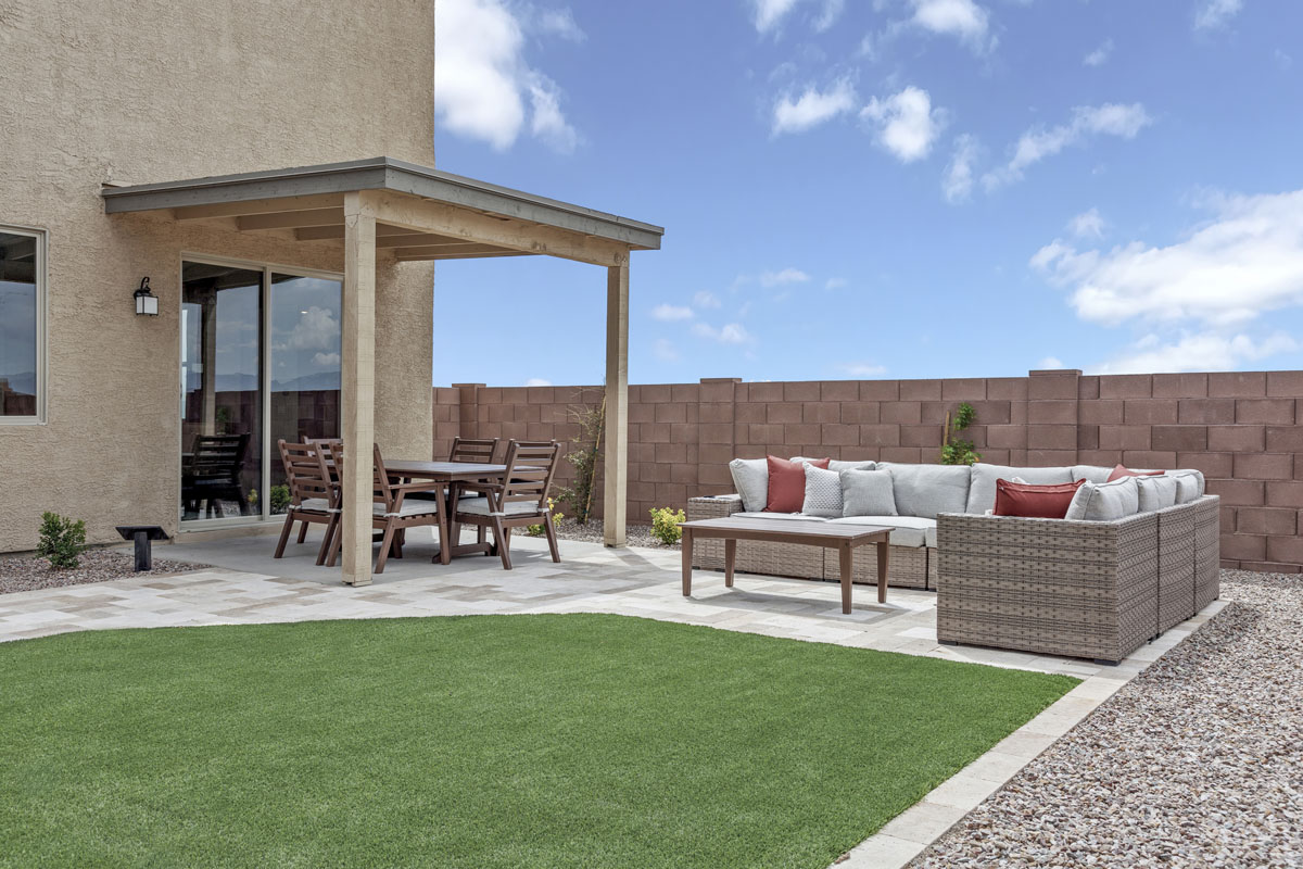 Covered patio