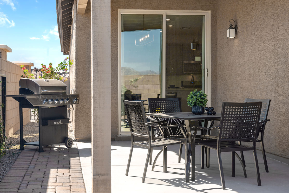 Covered patio