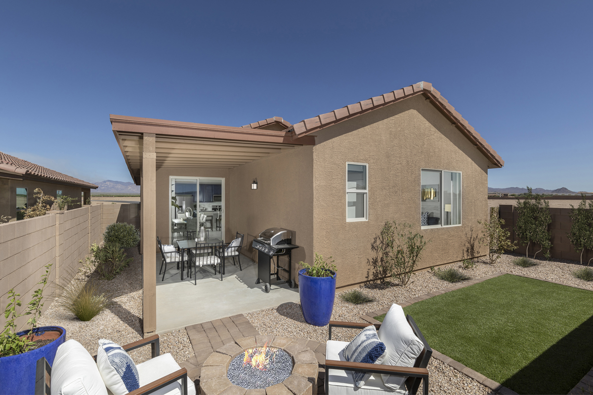Covered patio