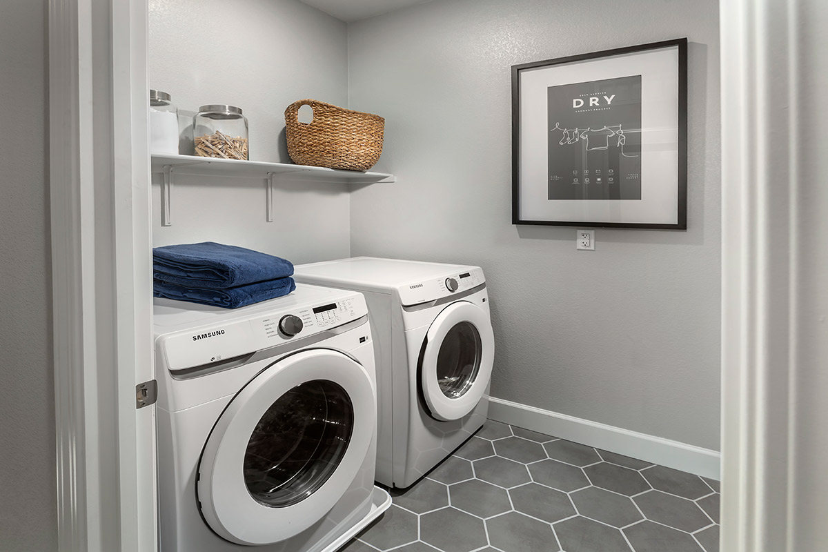 Dedicated laundry room