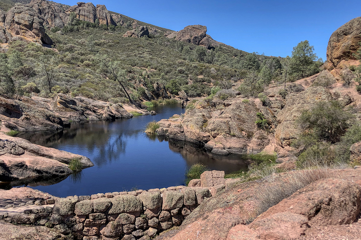 Short drive to Pinnacles National Park