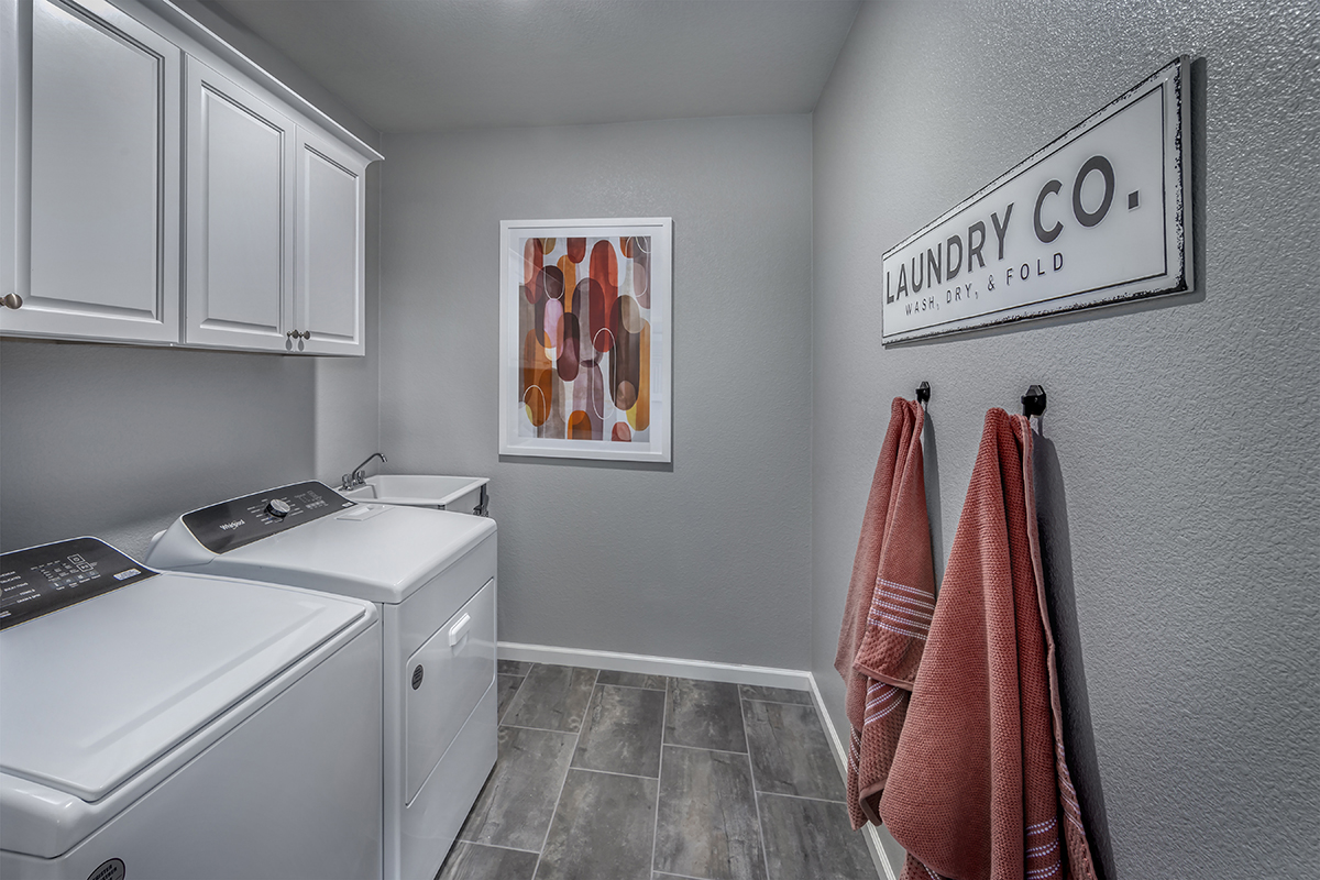 Dedicated laundry room 