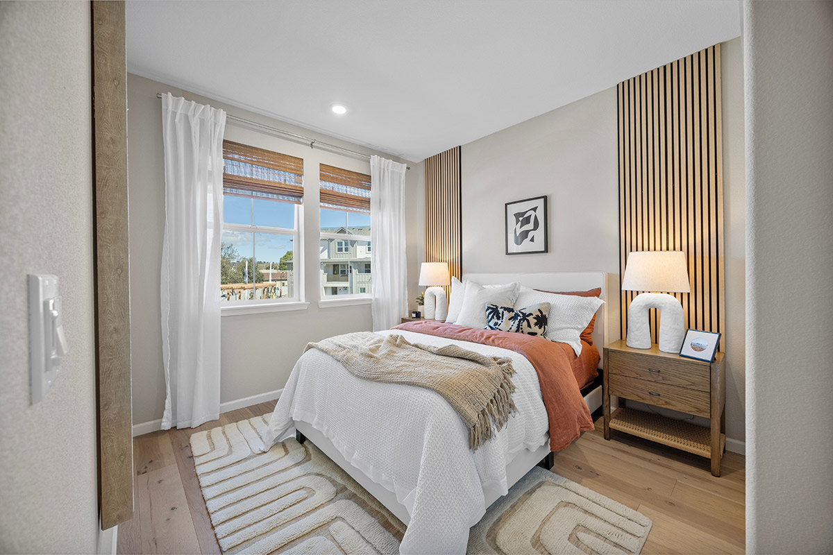 Spacious secondary bedrooms