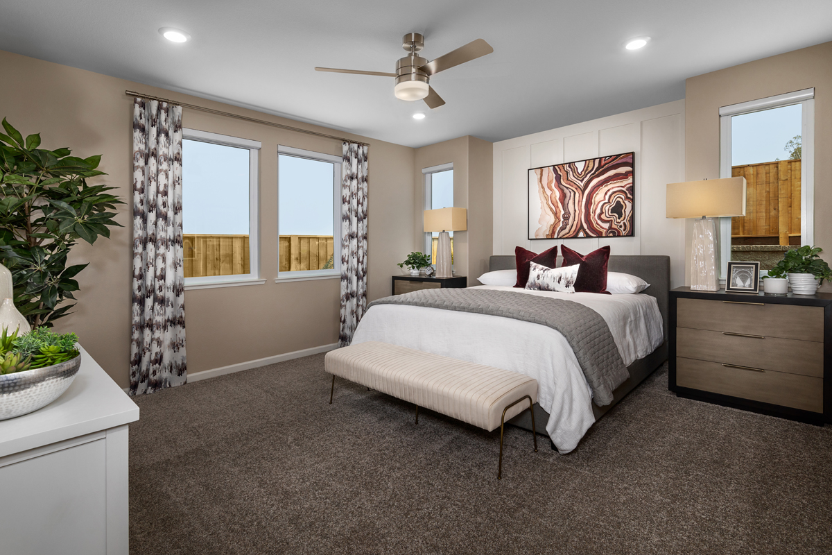 New Homes in Petaluma , CA - Sterling Hills at Quarry Heights Plan 2179 - Master Bedroom