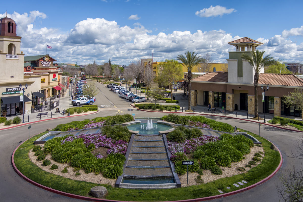 Short drive to The Promenade Shops at Orchard Valley