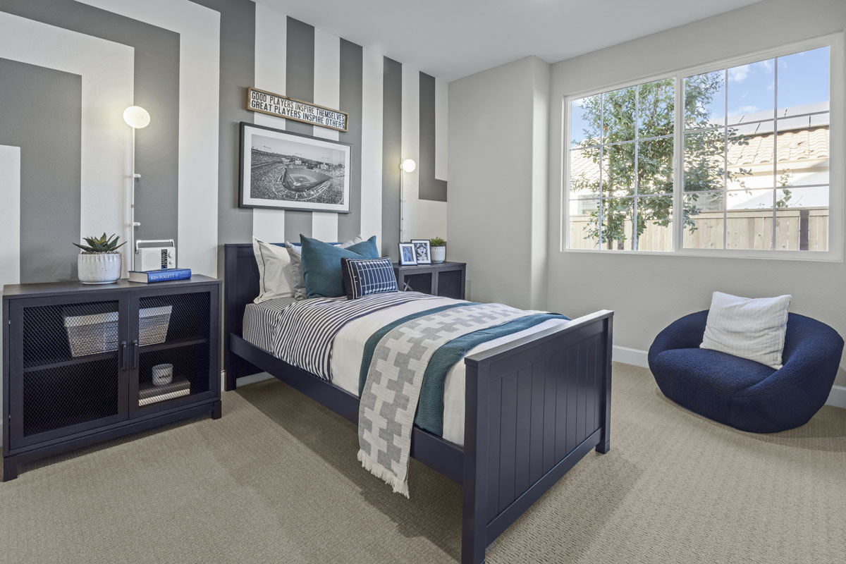 Spacious secondary bedrooms