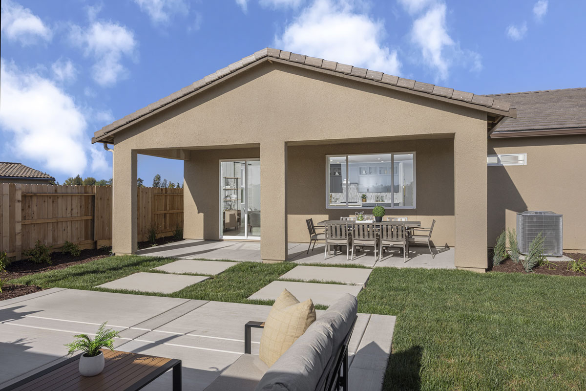 Covered patio 