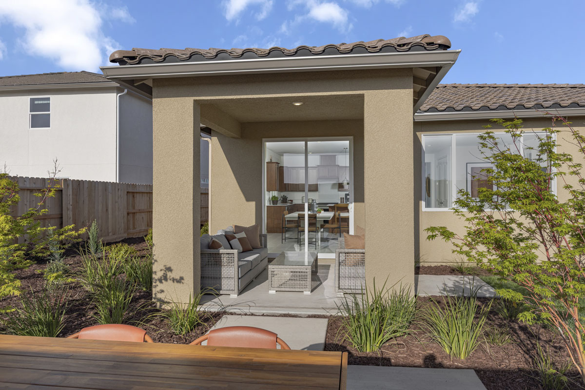 Covered patio