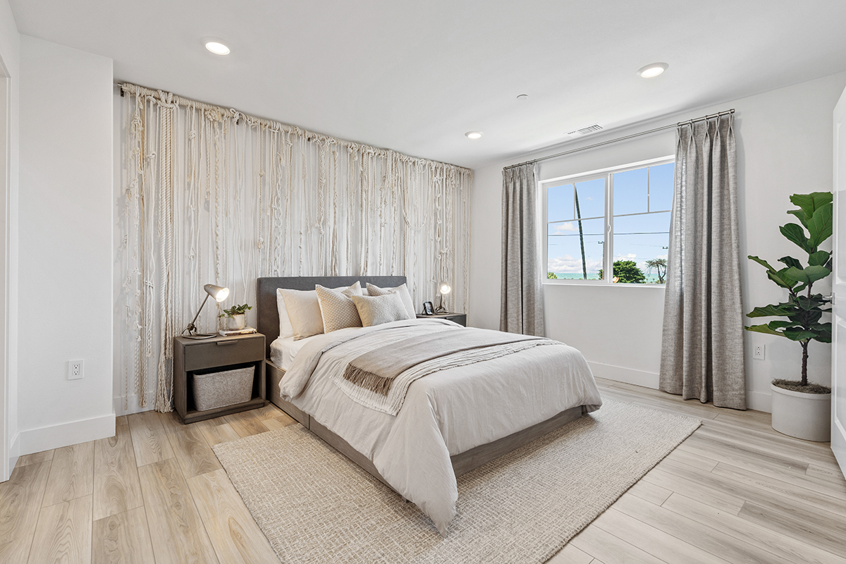 Spacious secondary bedrooms