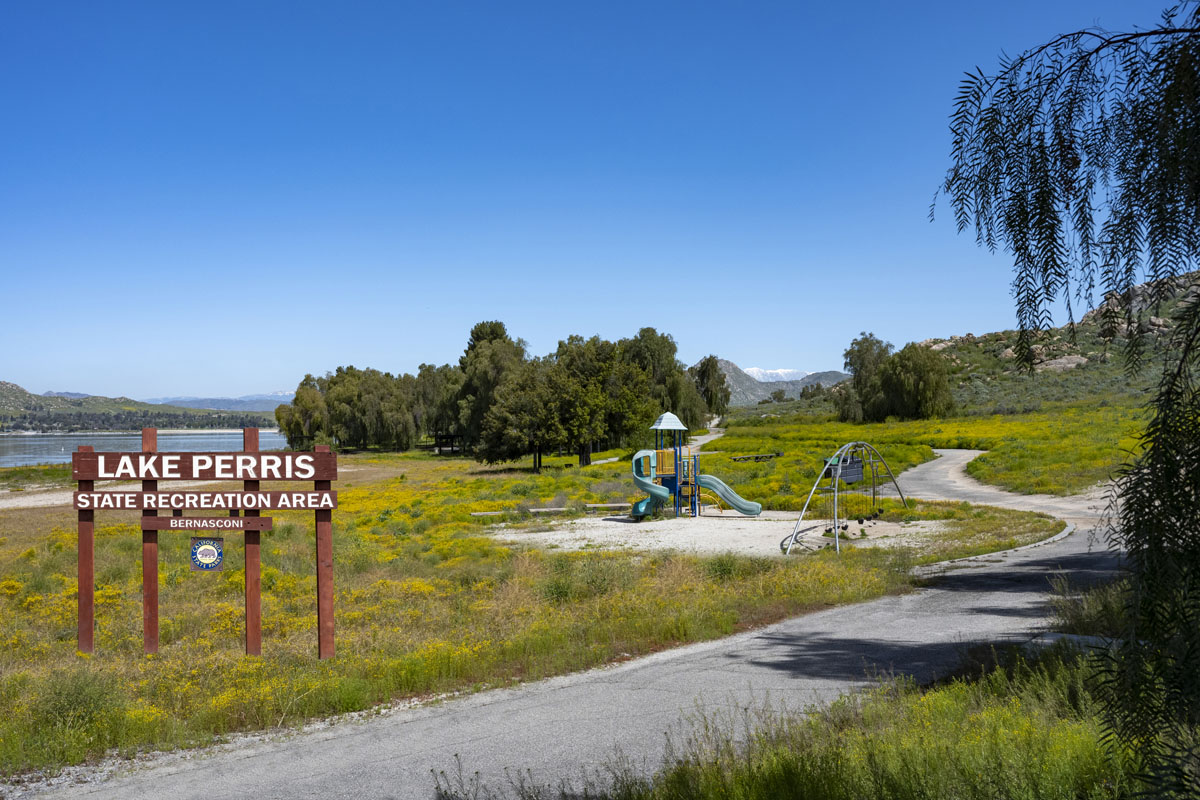Walking trails nearby at Lake Perris Recreation Area