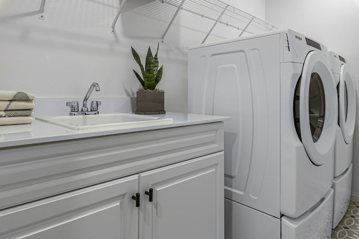 Upgraded laundry sink