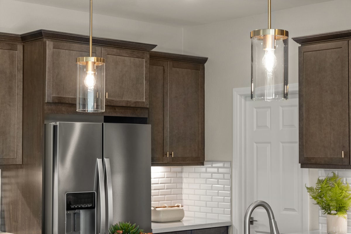 Optional pendant lighting