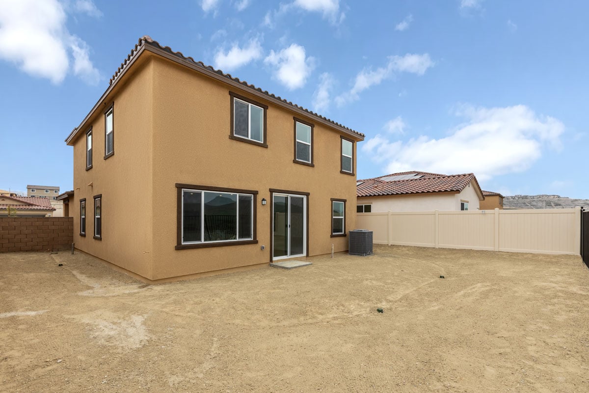 Rear exterior