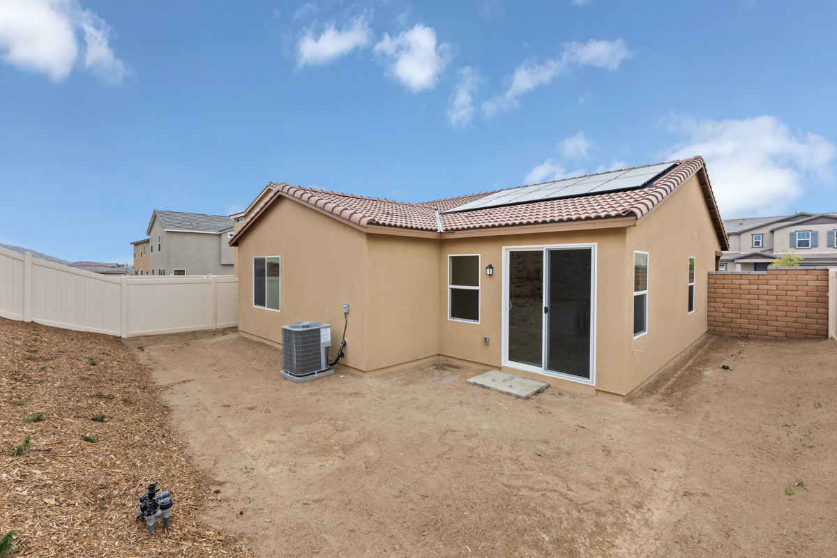 Rear exterior