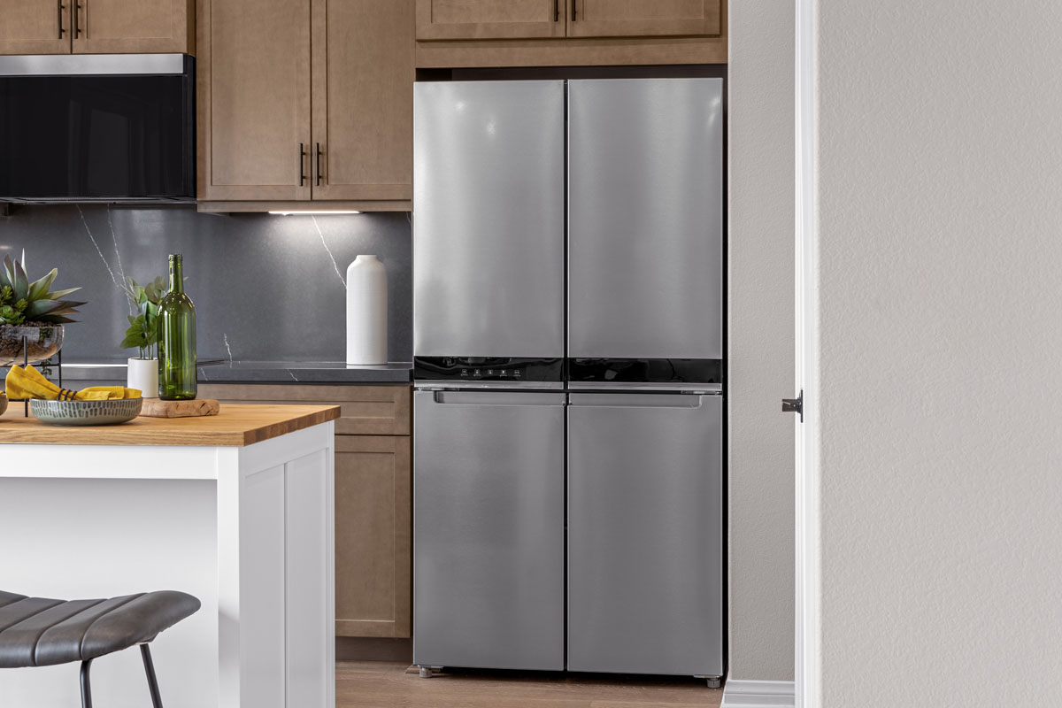 Optional 4-door French door refrigerator