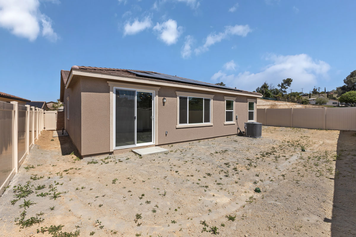 Rear exterior