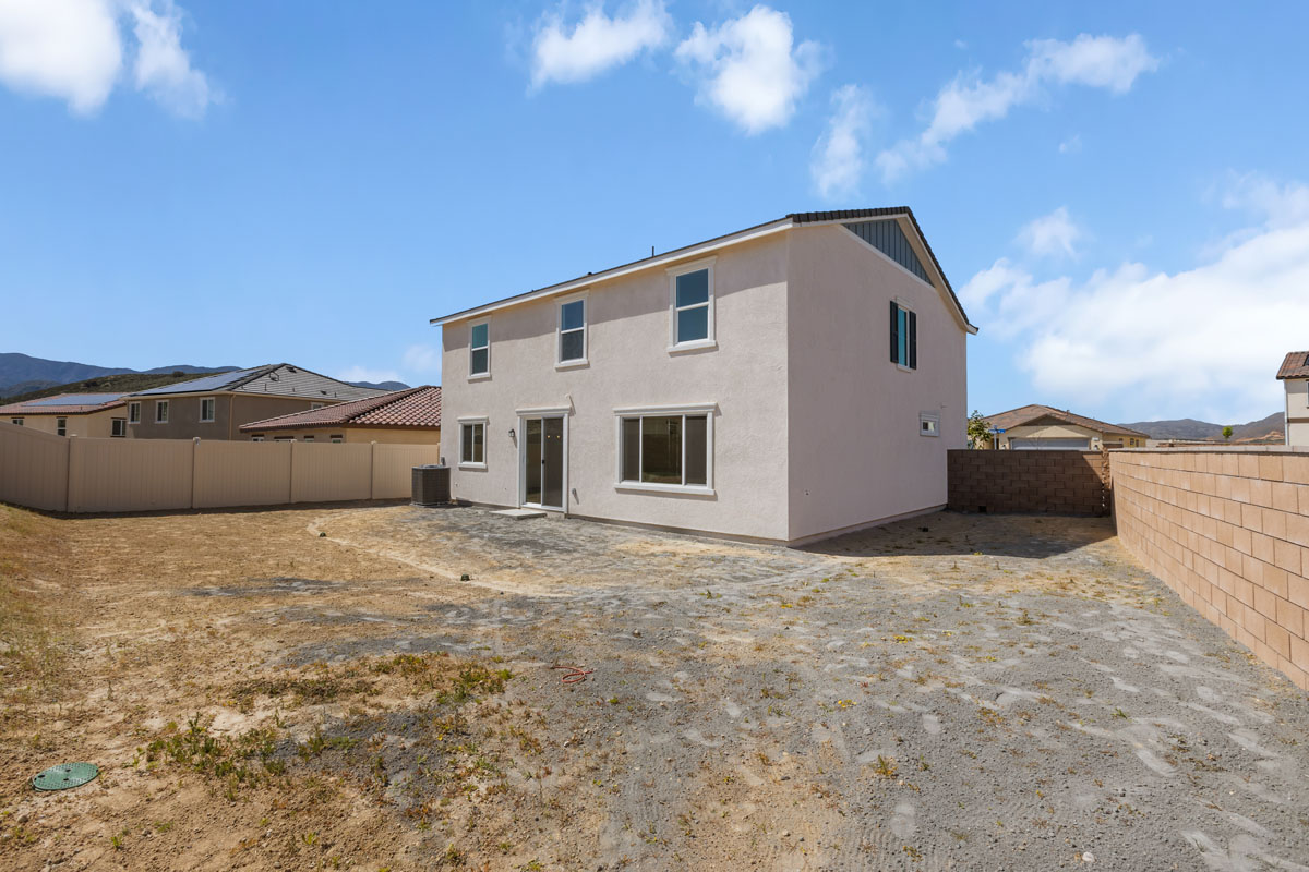 Rear exterior