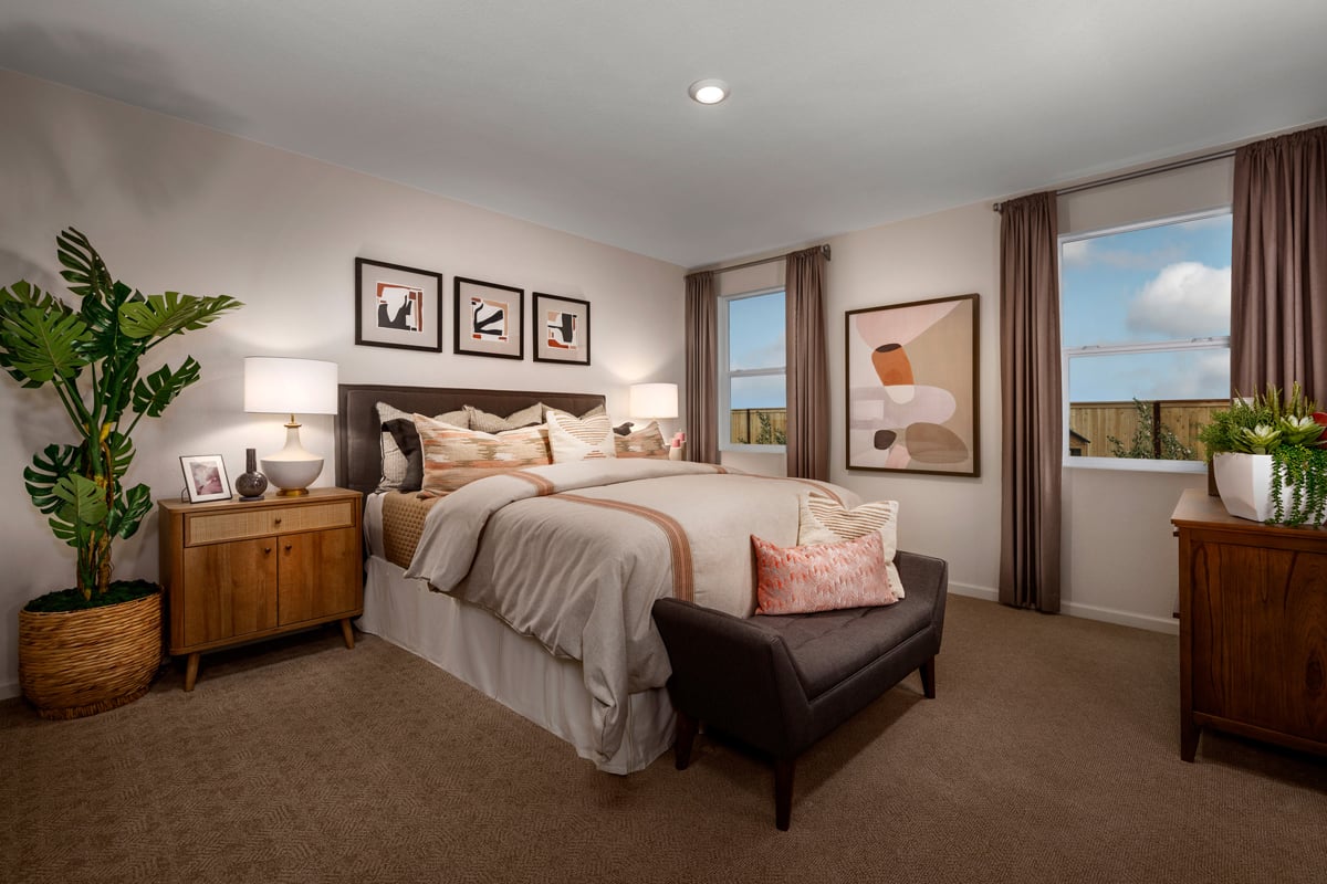 New Homes in Lincoln, CA - Copper Ridge Plan 1862 Master Bedroom