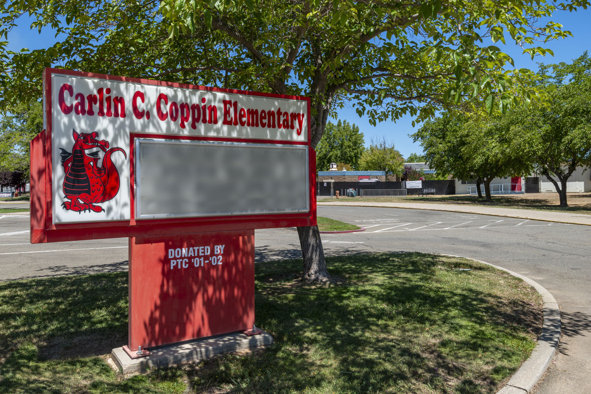 Near Carl Coppin Elementary School