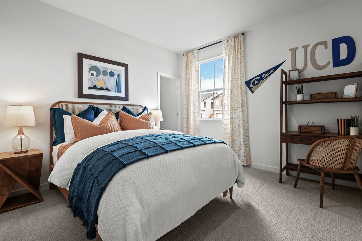 Spacious secondary bedrooms 