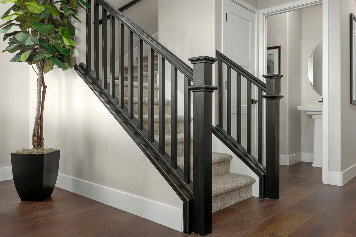 Open stair rail