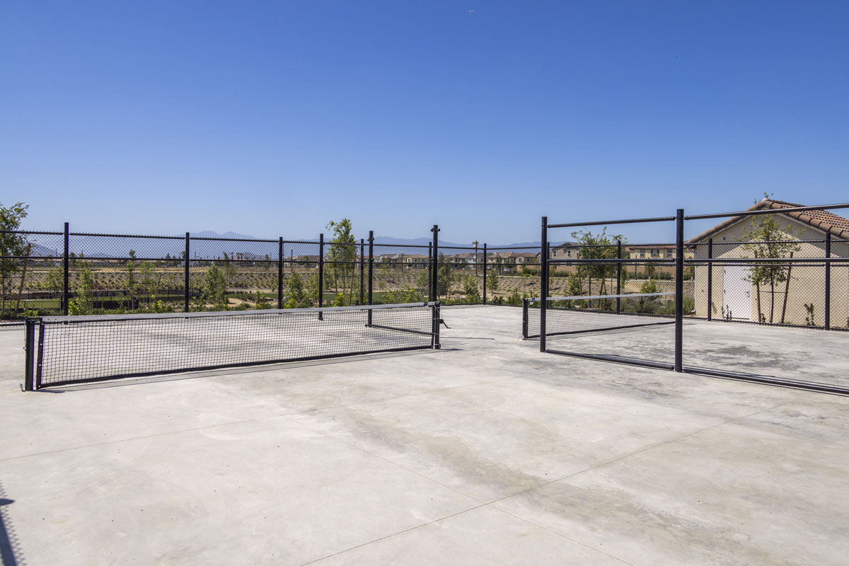 Community tennis courts