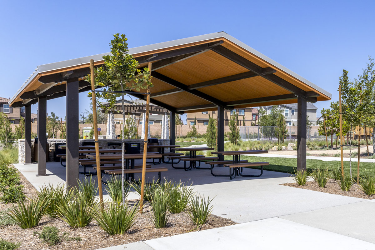 Community picnic area