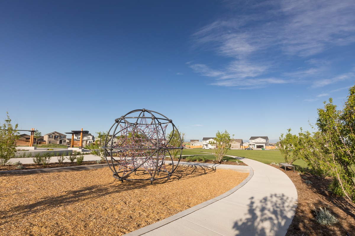 Orion Park globe playground