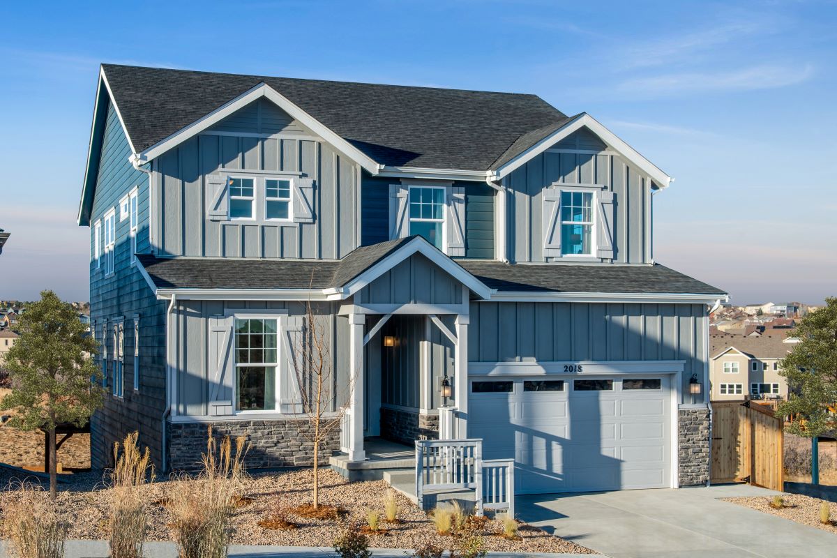 KB model home in Castle Rock, CO