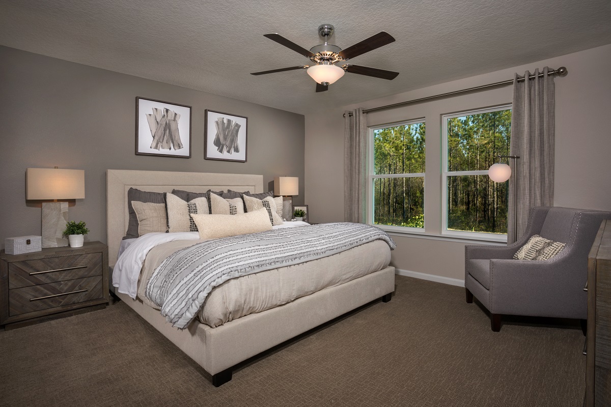 New Homes in Jacksonville, FL - Copper Ridge Plan 1541 Primary Bedroom