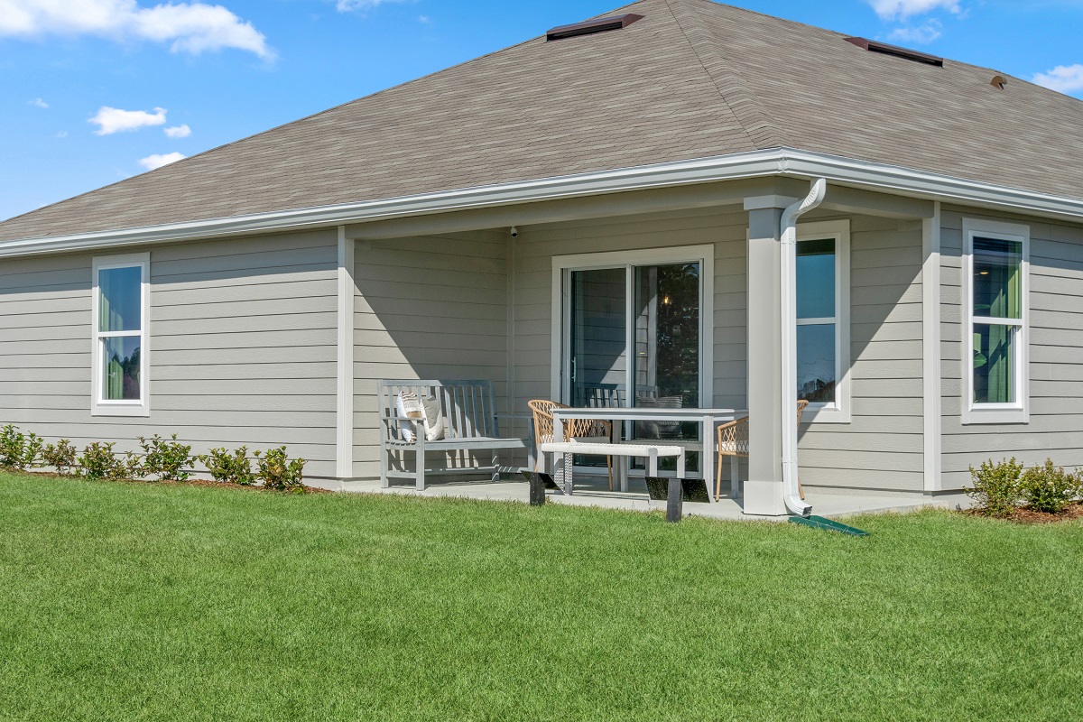 Covered patio