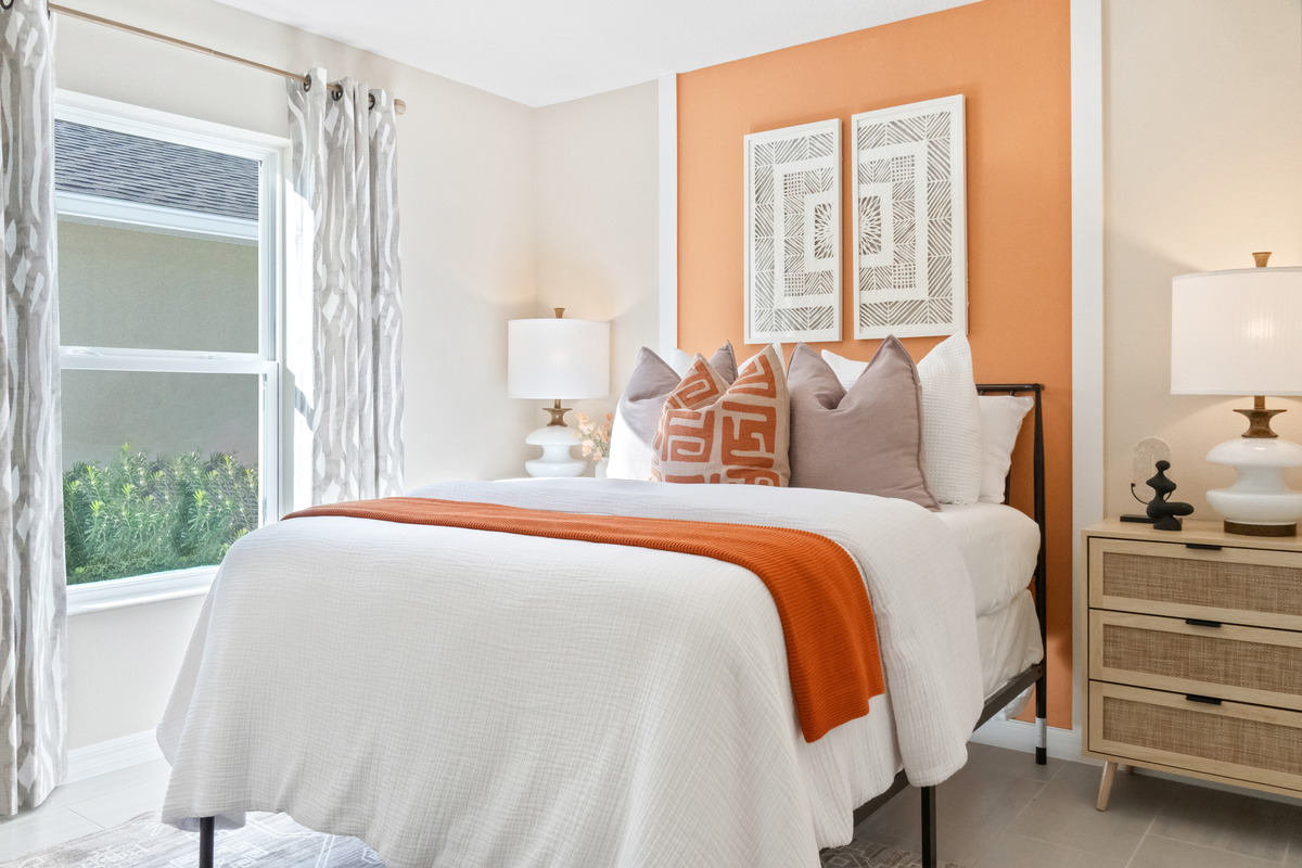 Spacious secondary bedrooms