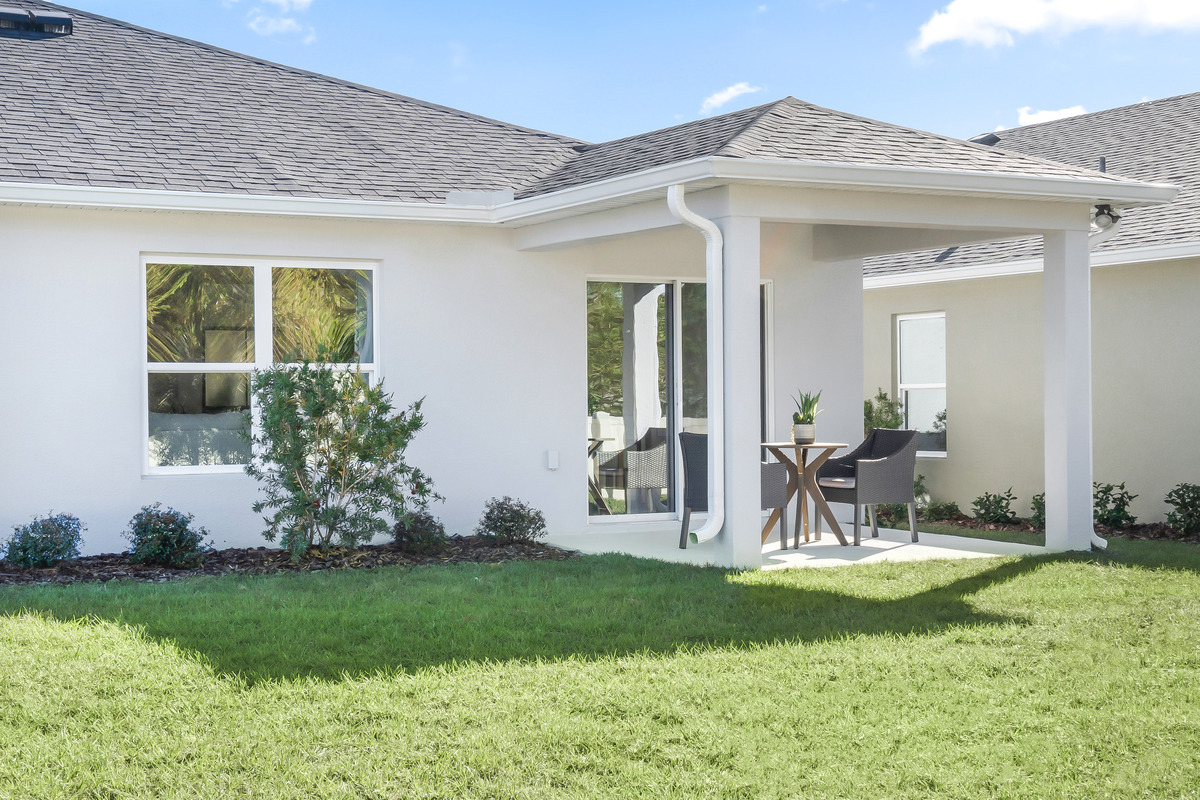 Covered patio