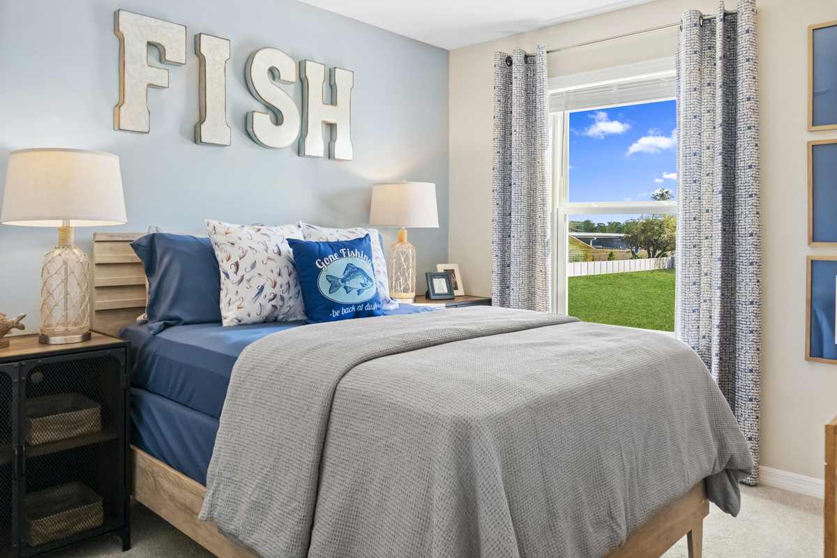 Large window at secondary bedrooms