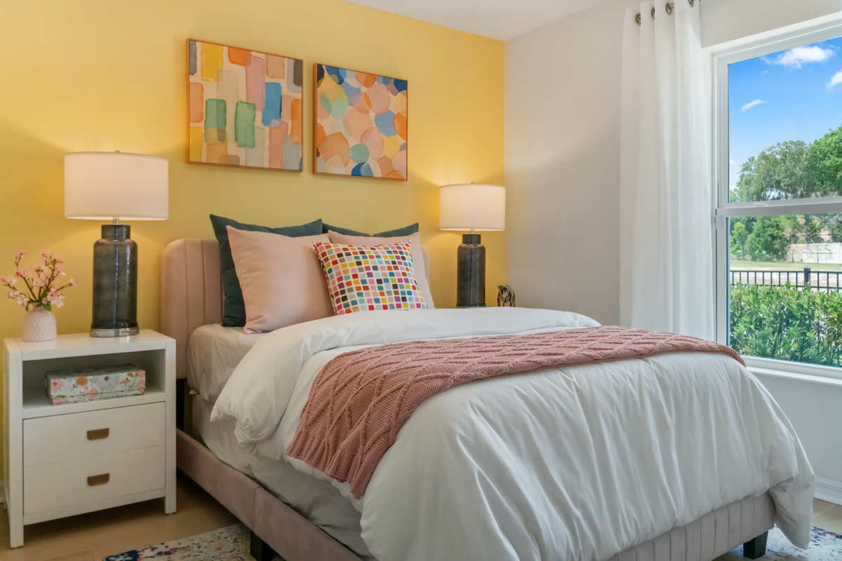 Spacious secondary bedrooms