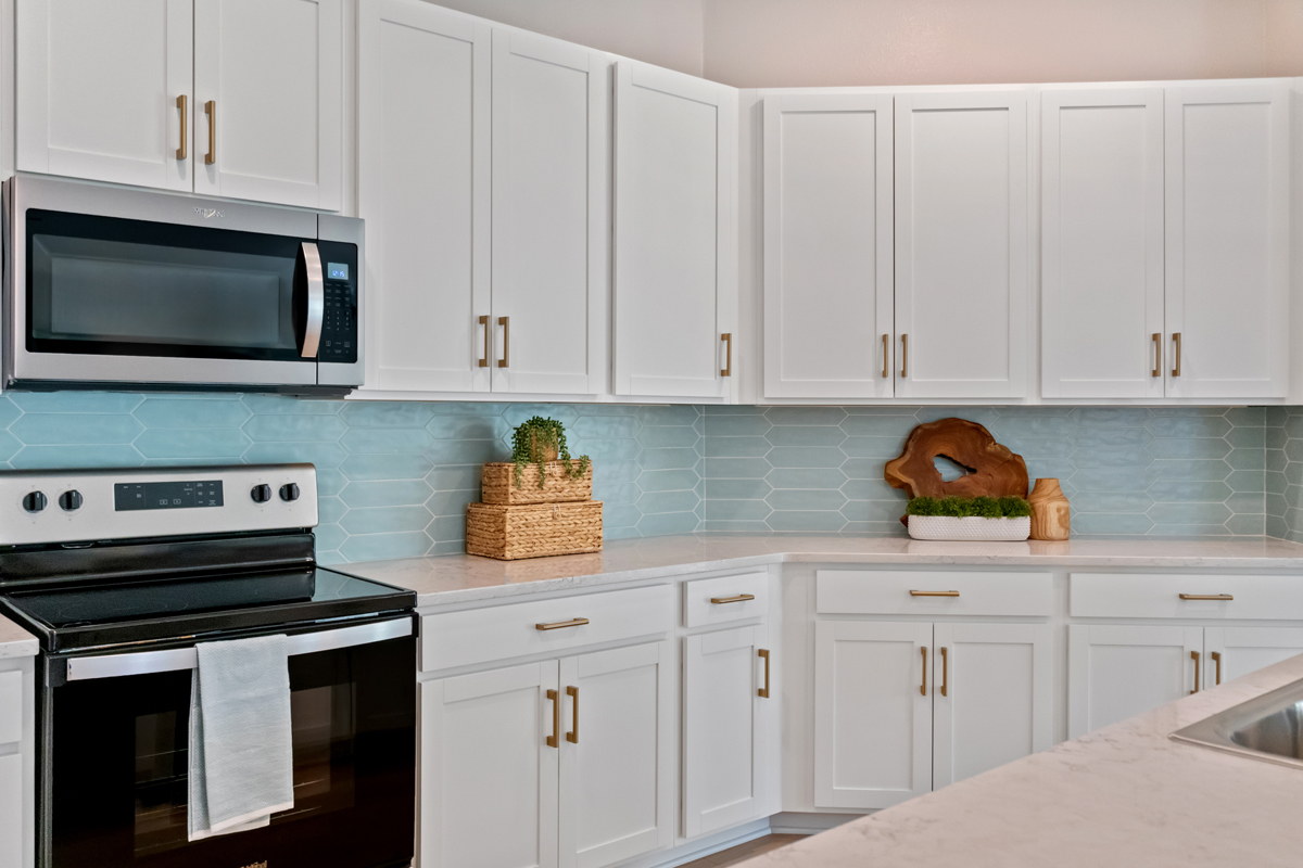 Tile backsplash
