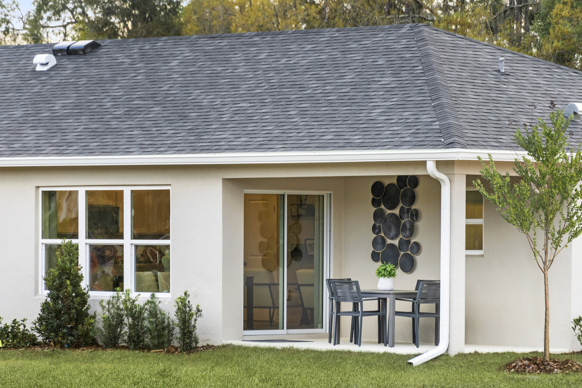 Covered patio