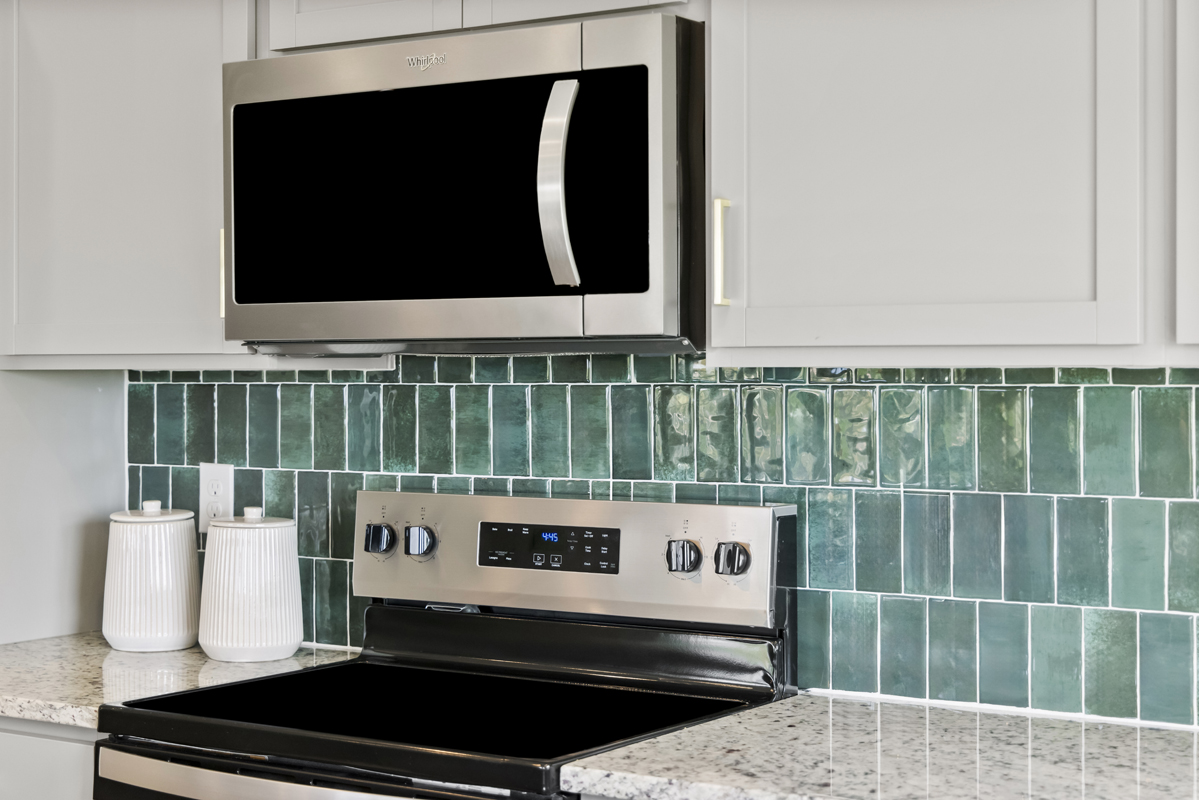 Tile backsplash