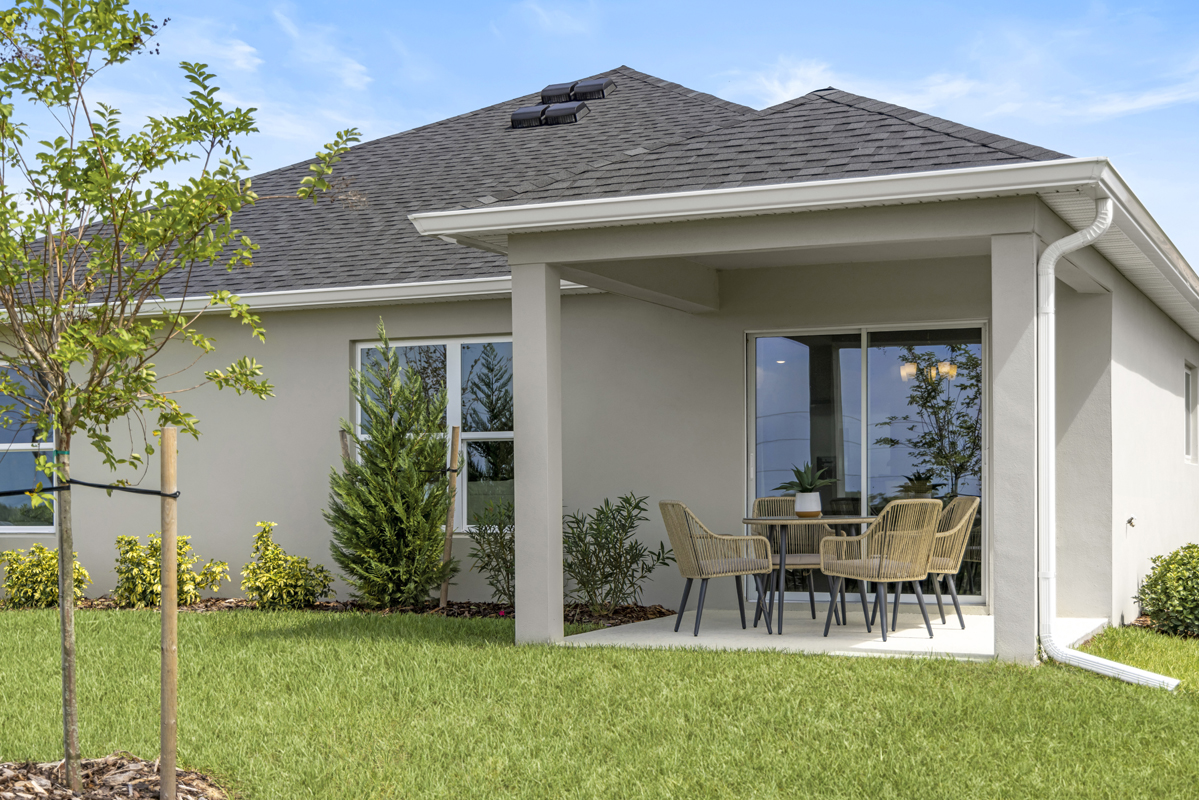Covered patio