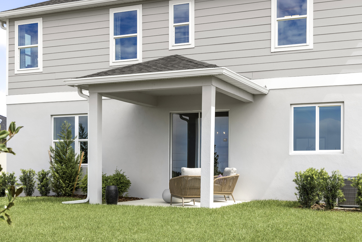 Covered patio